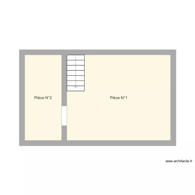 CROQUIS VESPER GRENIER. Plan de 