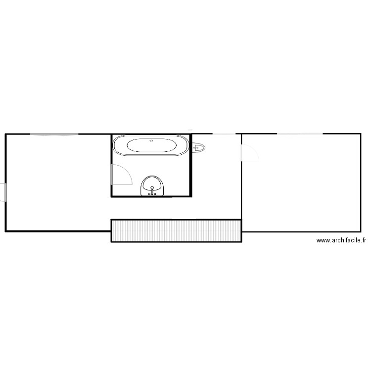 ETAGE 1 MAISON. Plan de 2 pièces et 229 m2