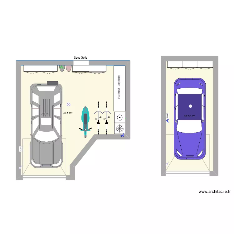 garage 1 cannes V2. Plan de garage 1 cannes V2. Plan de