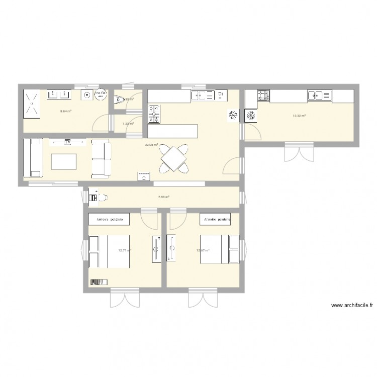 Marianne projet 07. Plan de 0 pièce et 0 m2