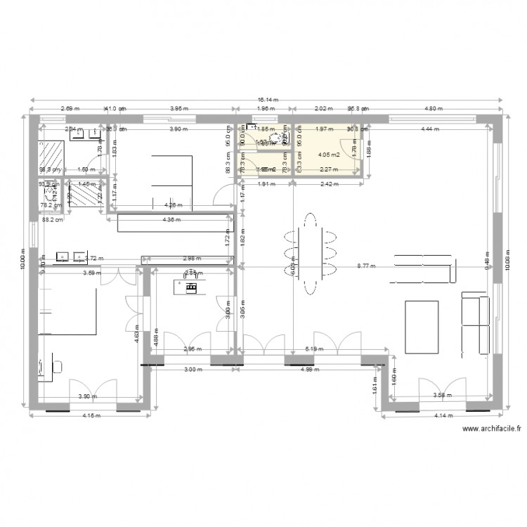 la case bambou 2. Plan de 0 pièce et 0 m2