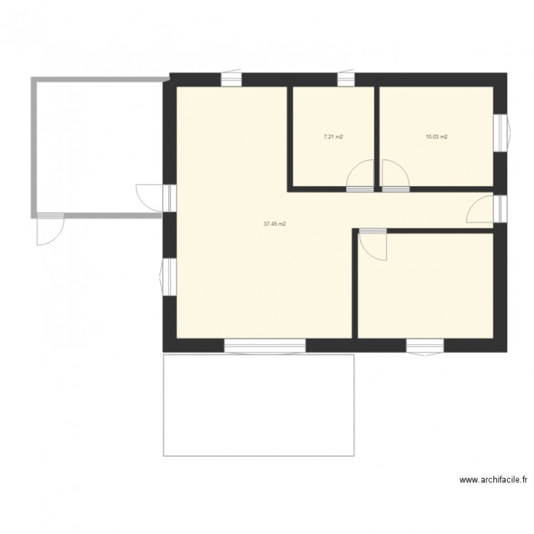 essai 1 plan de masse. Plan de 0 pièce et 0 m2