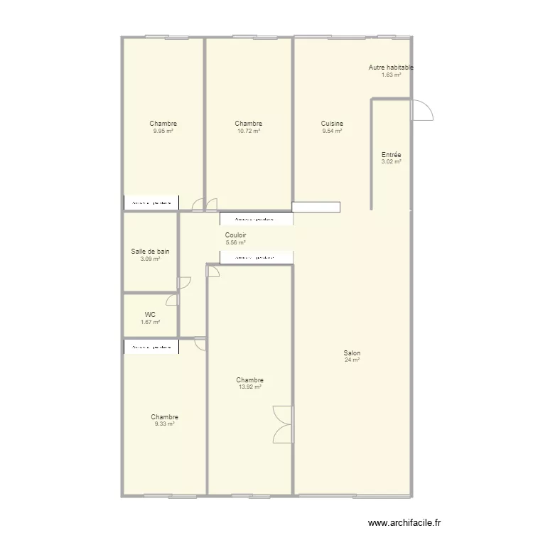 appart purpan avant. Plan de 