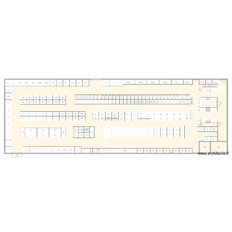Plan de masse LIDL Ancenis. Plan de 3 pièces et 749 m2