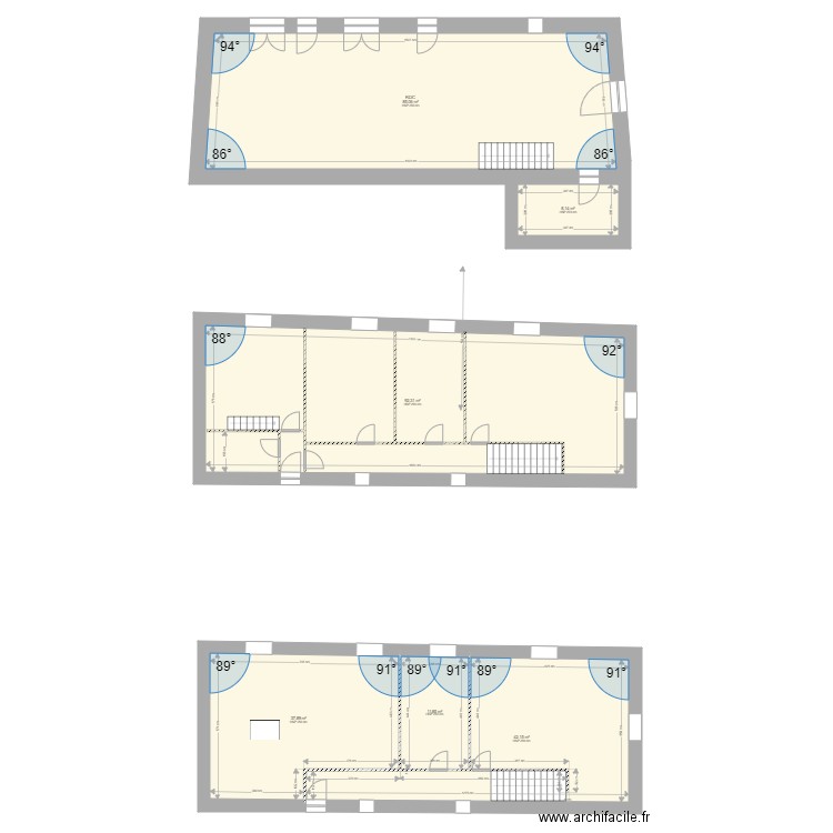 AMENAGEMENT. Plan de 6 pièces et 277 m2