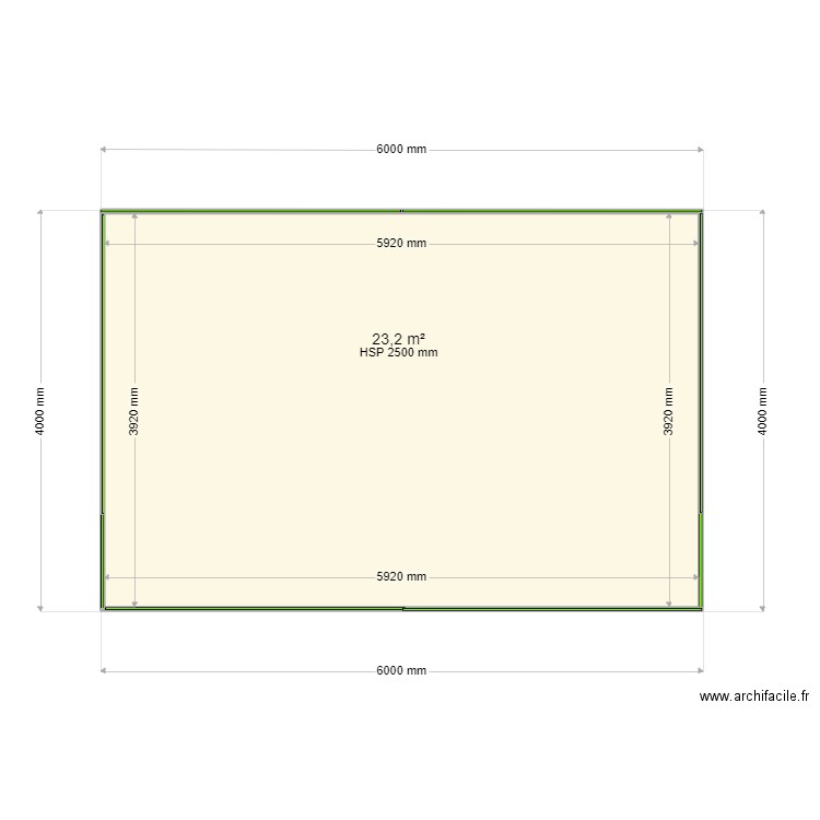 BUREAU 24 m²_SALLE BLANCHE S4/S5_CORNIERES. Plan de 0 pièce et 0 m2