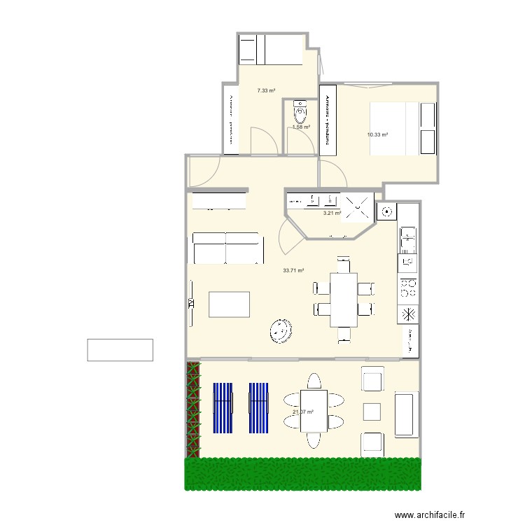 Californie final diam. Plan de 0 pièce et 0 m2