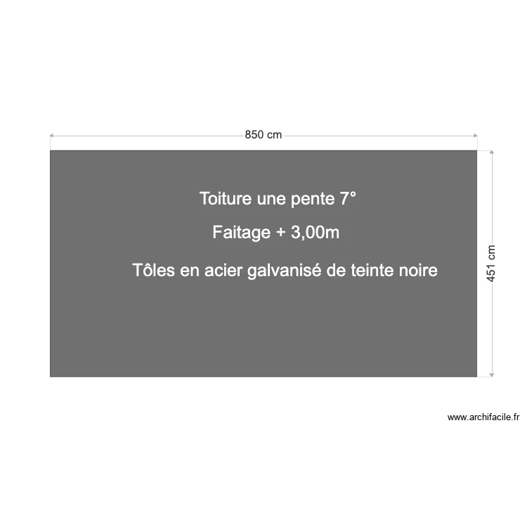 plan de toiture. Plan de 