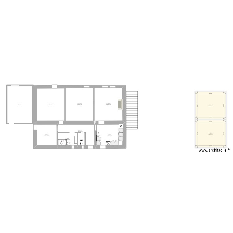 Maison Palinges. Plan de 11 pièces et 153 m2