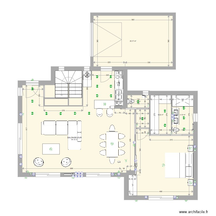 Maison cercle. Plan de 0 pièce et 0 m2