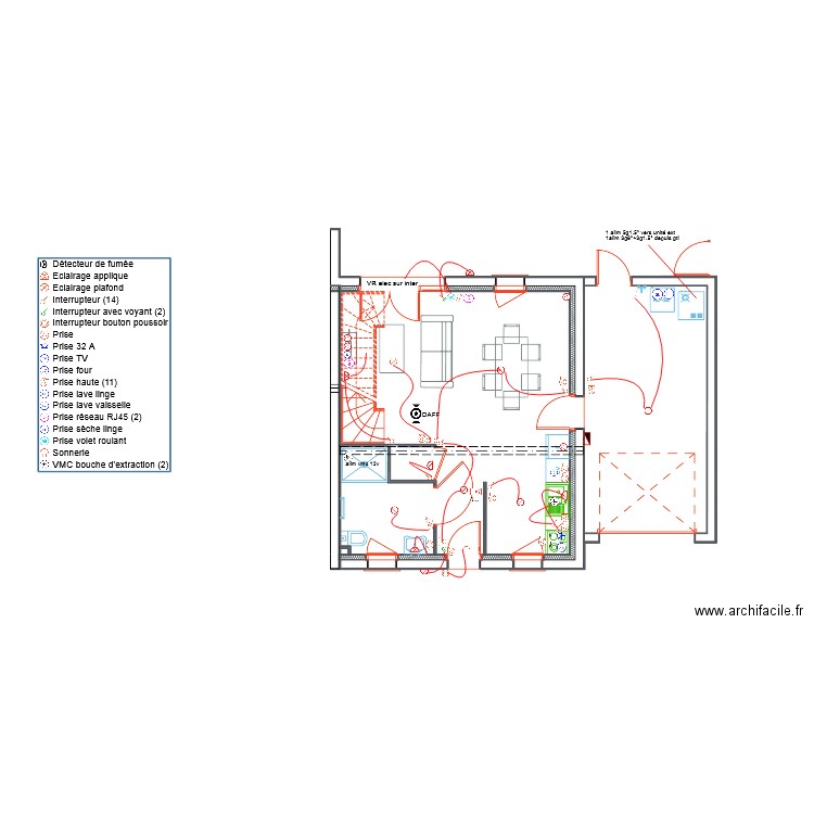 ilettes LOT 37 logement 11 RDC. Plan de 0 pièce et 0 m2