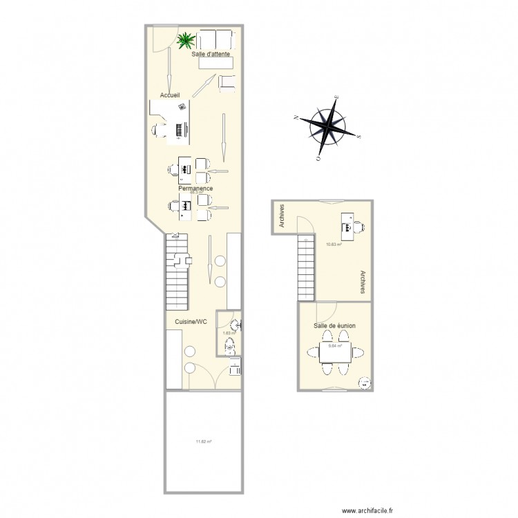 ERA Trravaux2 68 av Jean Jaurès 69007. Plan de 0 pièce et 0 m2