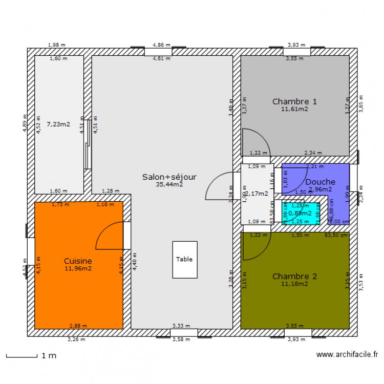 Case de passage A. Plan de 0 pièce et 0 m2