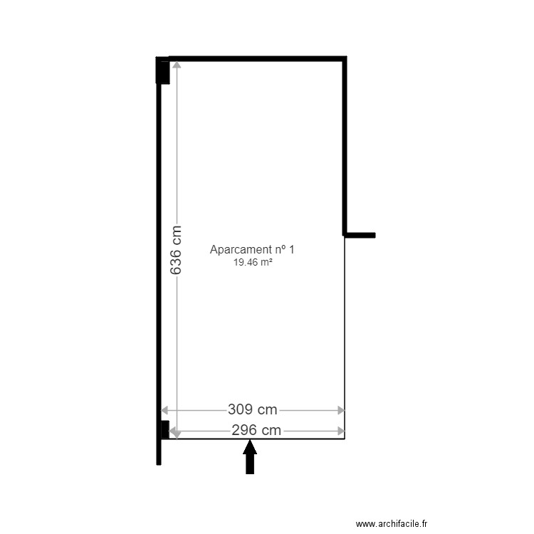 PARADIS CATALA PARQUING 1 ESCALDES. Plan de 0 pièce et 0 m2