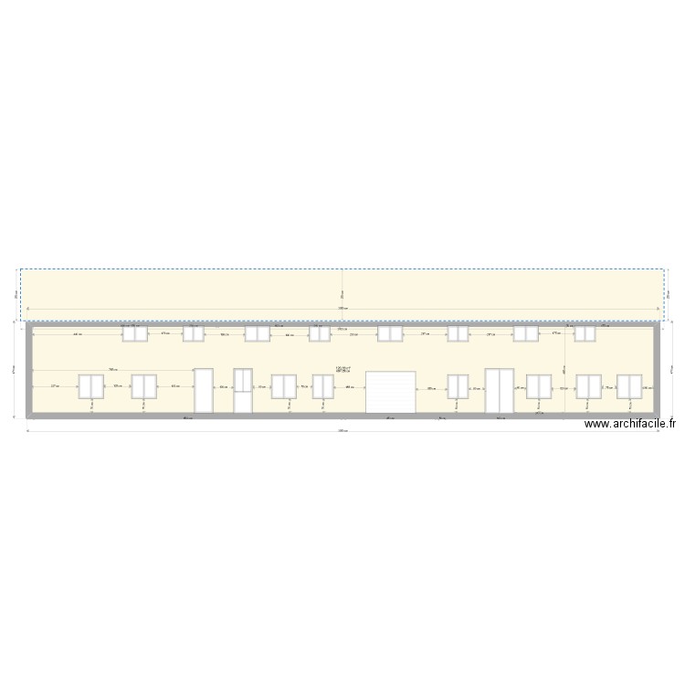plan facade avant apres travaux. Plan de 0 pièce et 0 m2