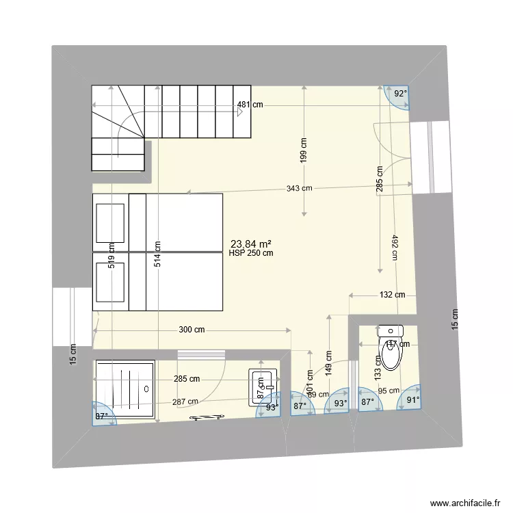 Bergerie ET1.4 fini. Plan de 