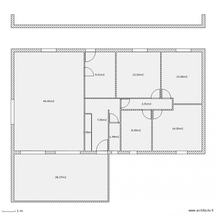 caprieli. Plan de 0 pièce et 0 m2