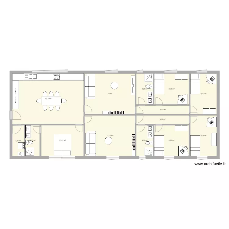 Maison5. Plan de 