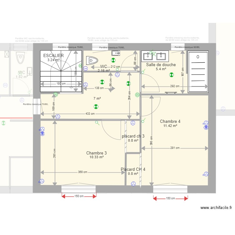 Plan 156 M2 corrigé 08 septembre. Plan de 0 pièce et 0 m2