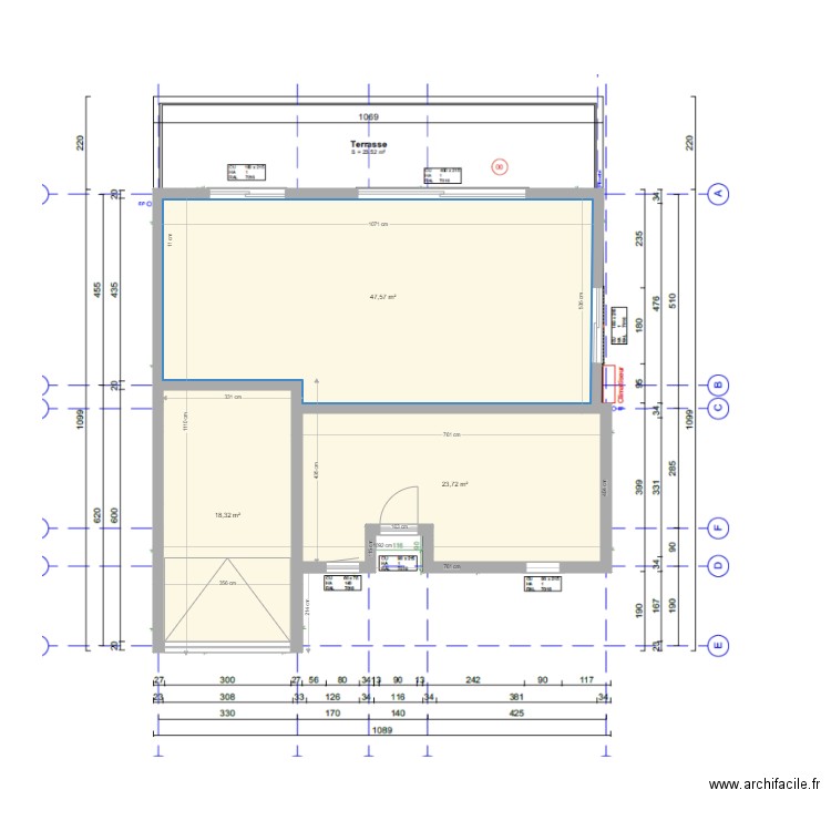 Projet 2 Etage. Plan de 0 pièce et 0 m2