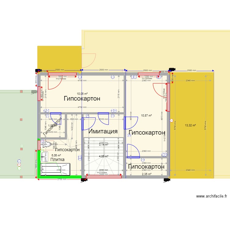 Michael 105 2 otd. Plan de 0 pièce et 0 m2