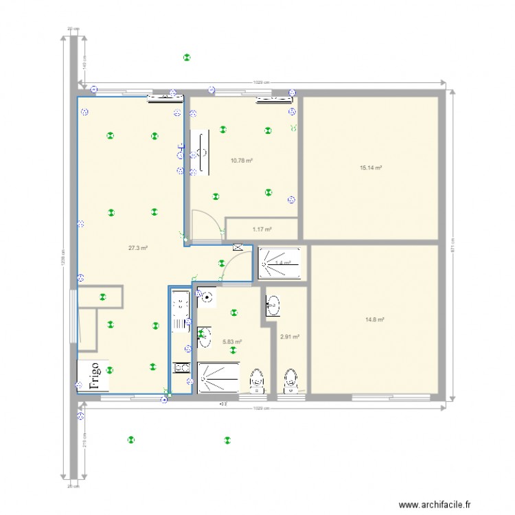 ktio elec. Plan de 0 pièce et 0 m2