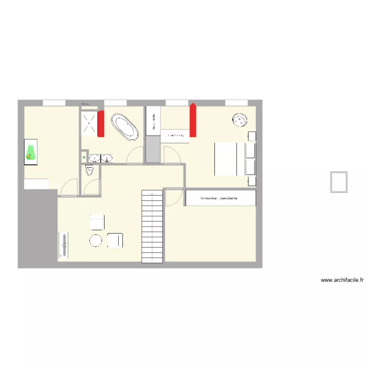 mirebeau. Plan de 