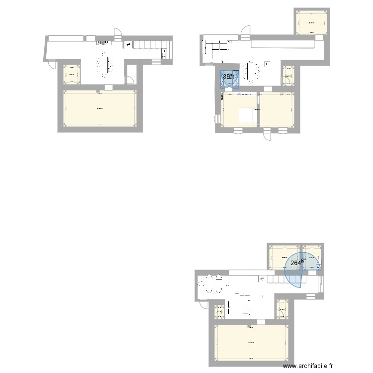 auvent 2. Plan de 11 pièces et 132 m2