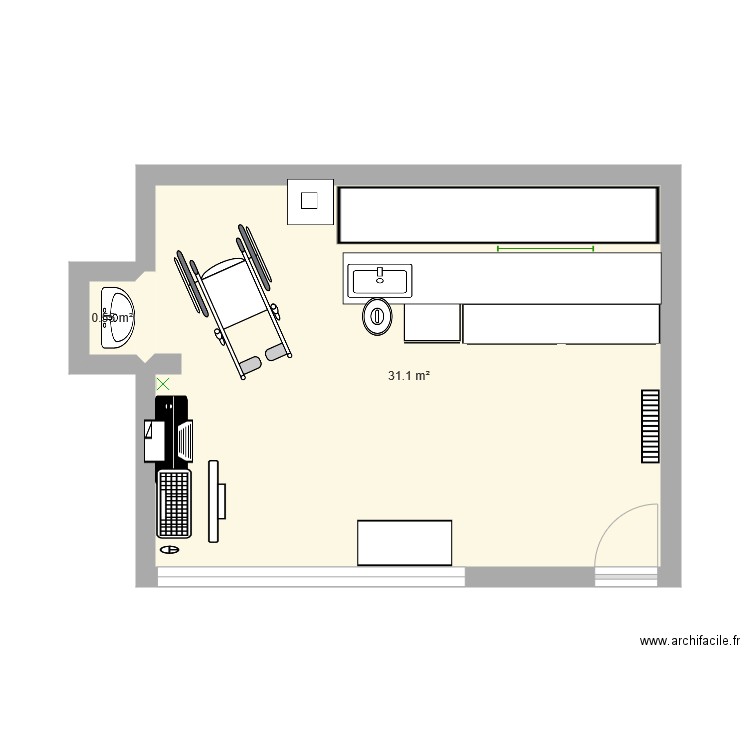 cabinet 5 modifié IDE. Plan de 0 pièce et 0 m2