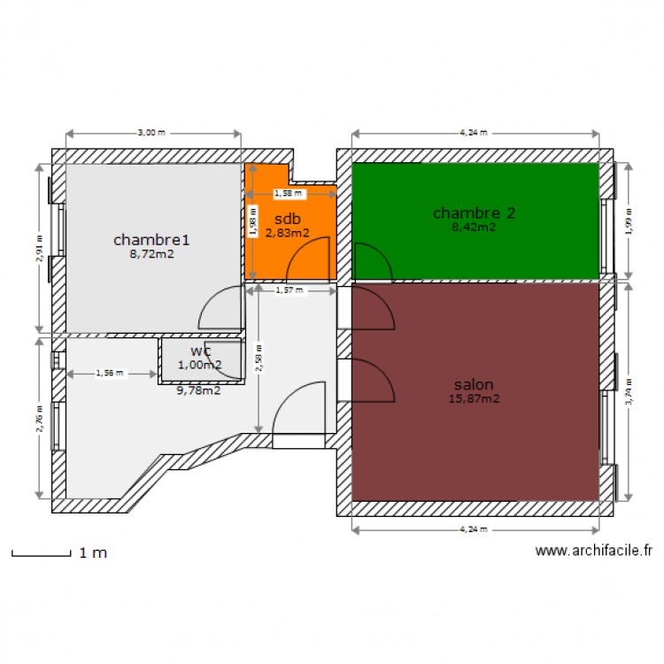 ordener futur. Plan de 0 pièce et 0 m2