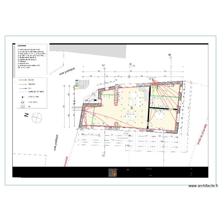 Sandra et Max Diam 20 RDC . Plan de 11 pièces et 182 m2