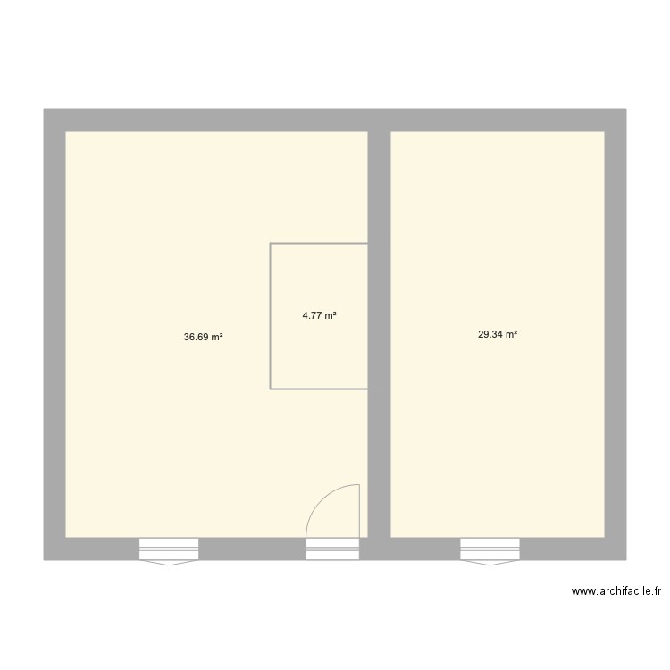 LOCATION DU BONHEUR ETAGE appart. Plan de 0 pièce et 0 m2