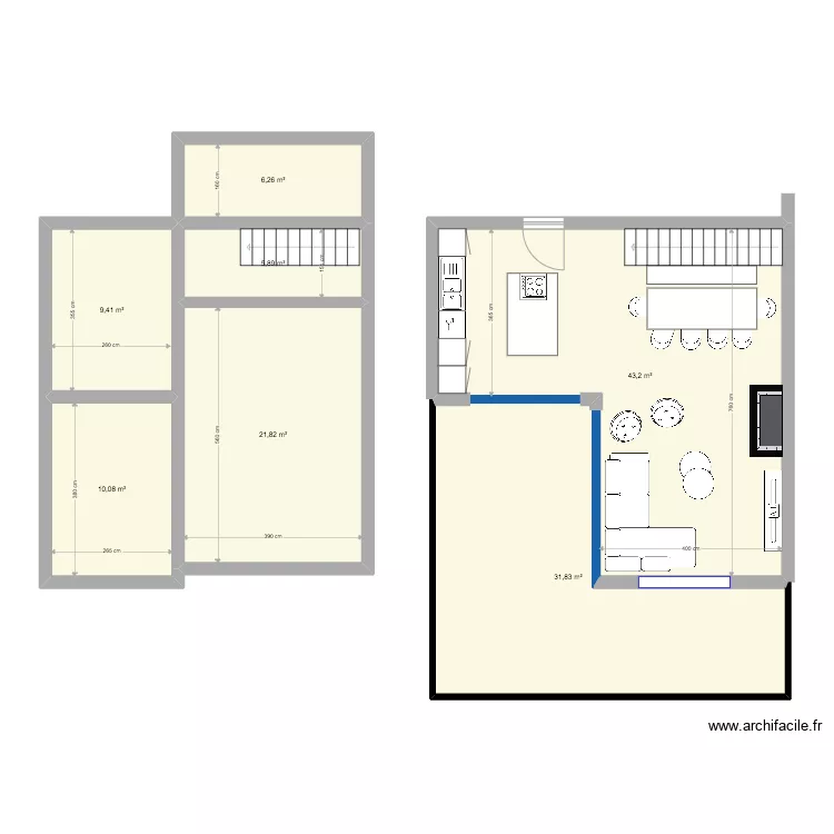 Serravalle 2. Plan de 