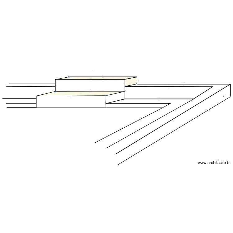 banc terrasse B46. Plan de banc terrasse B46. Plan de