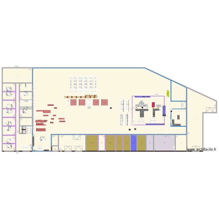 Agencement pole contrôle 04-2022. Plan de 0 pièce et 0 m2