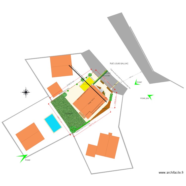 Plan de toiture. Plan de 0 pièce et 0 m2