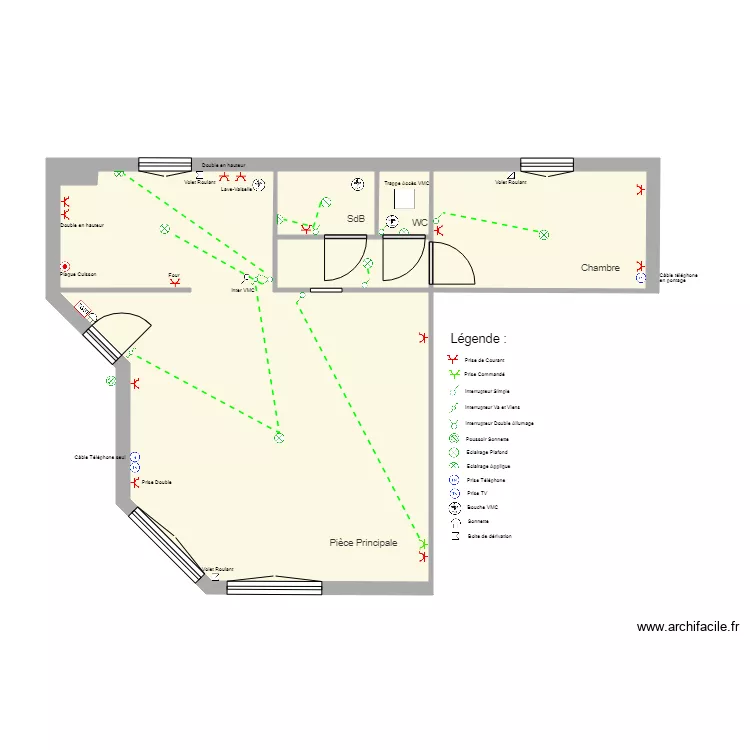 Cormelles 22 Place des Drakkars. Plan de 