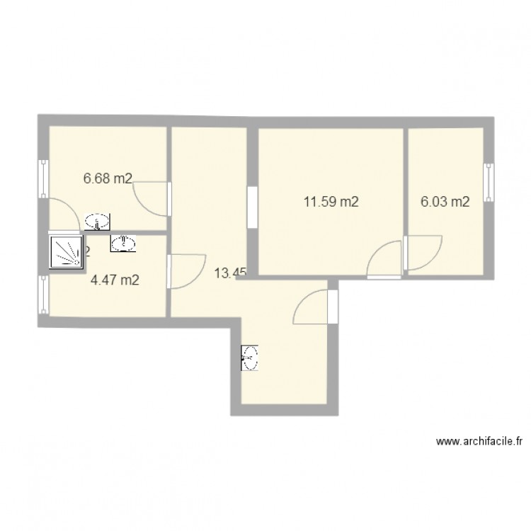 10 Cours de Vincennes 1er étage. Plan de 0 pièce et 0 m2