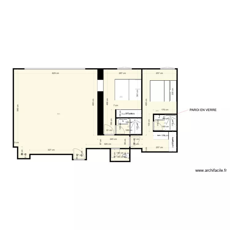 CANNES PARC CONTINENTAL PLAN B. Plan de 