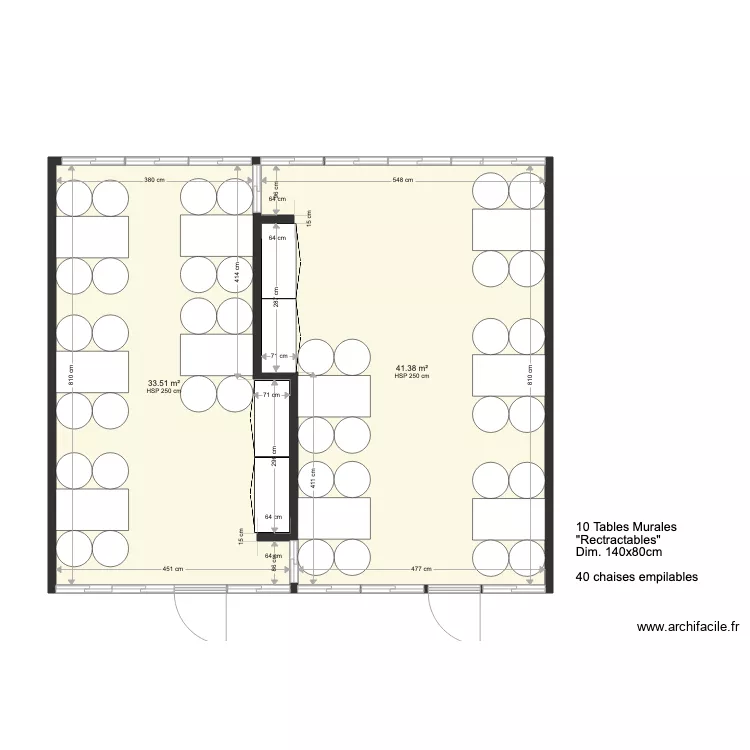 Salle P&eacute;riscolaire et autre 3. Plan de 