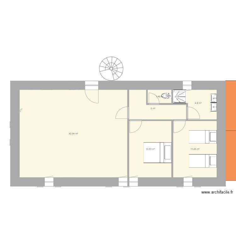 projet niveau 2. Plan de 0 pièce et 0 m2