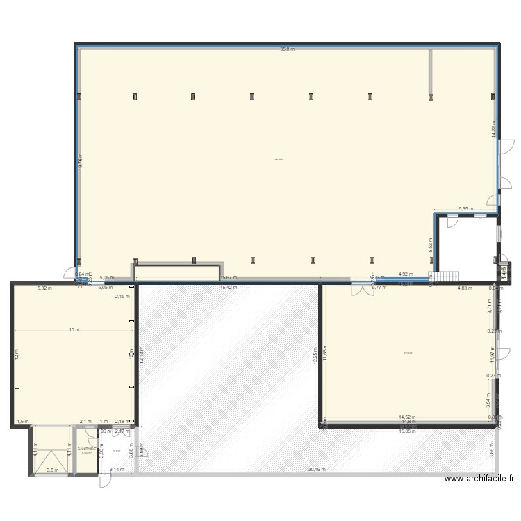 ENSEMBLE V3a 2023-07-02. Plan de 7 pièces et 1323 m2