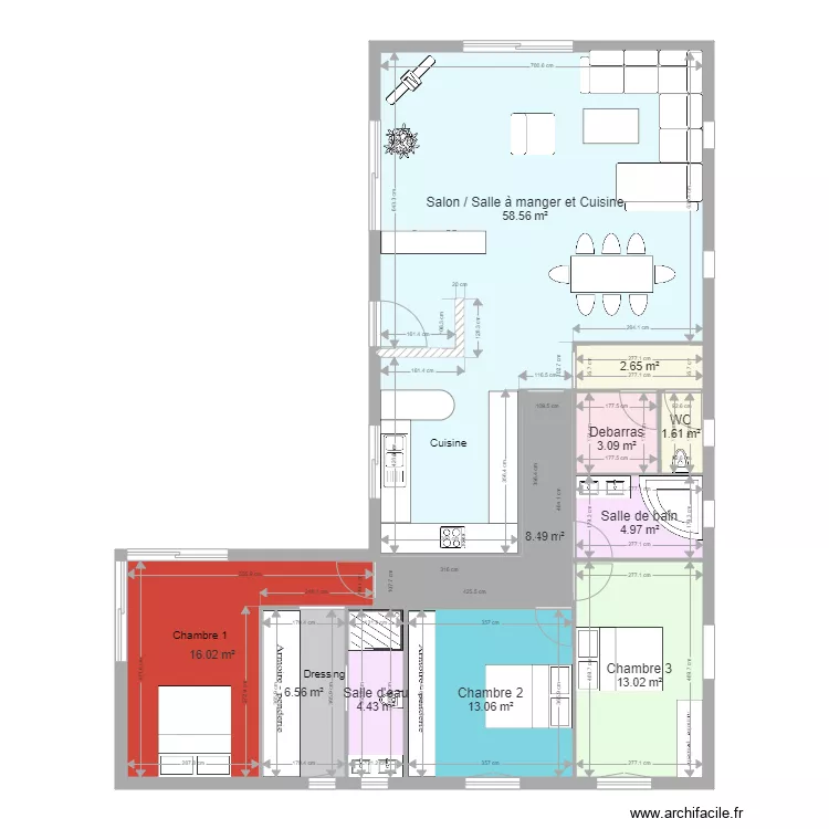 Maison Denguin. Plan de 