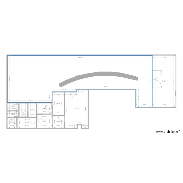 55135 Local Actual. Plan de 0 pièce et 0 m2