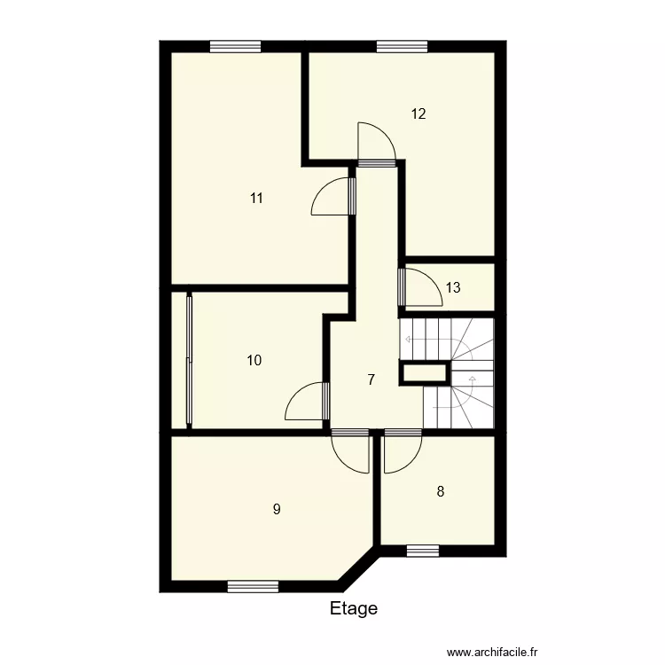 184878 HERBIN. Plan de 