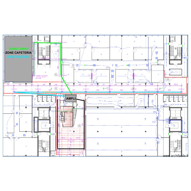 Câblage HP PLO. Plan de 0 pièce et 0 m2