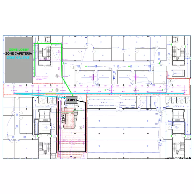C&acirc;blage HP PLO. Plan de 