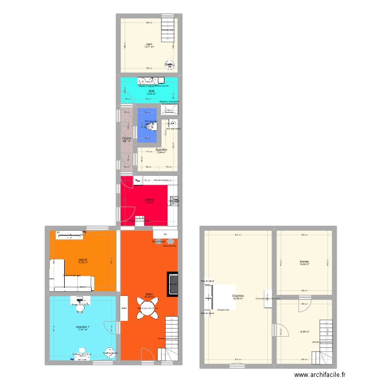 quincy Apres. Plan de 12 pièces et 173 m2