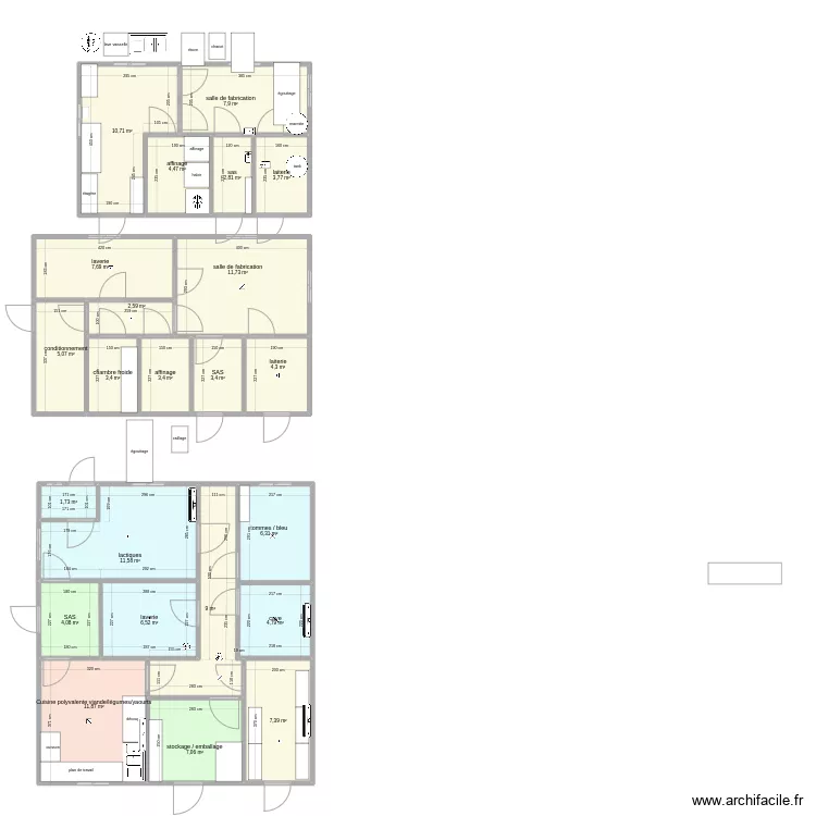 fromagerie2. Plan de 