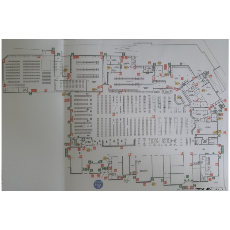 Leclerc La croix saint Ouen avant projet . Plan de 0 pièce et 0 m2